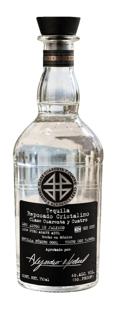 Tequila cristalino Clase 44